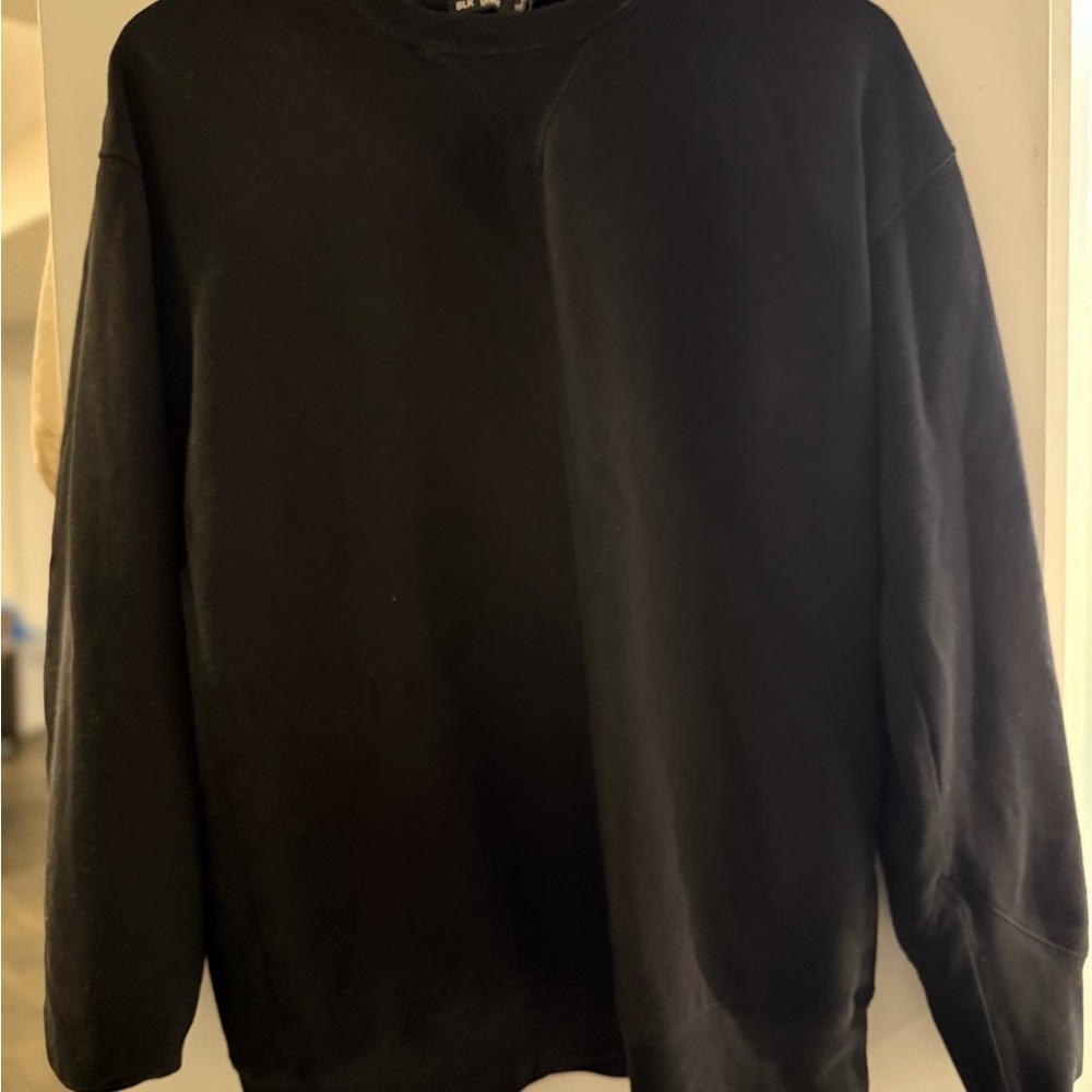 BLK DNM Men's Jet Black Sweatshirt